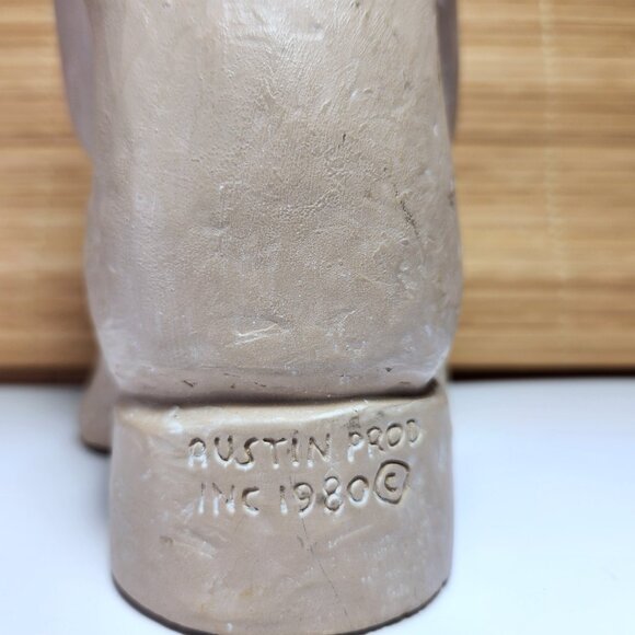 Clown Figurine Austin Production Boy Vintage 1980 Jester Clown Boy Sculpture - Picture 7 of 9